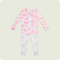 Strawberry Cow Jersey Long Pajamas Warmies