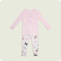 Pink Kitten Jersey Long Pajamas Warmies