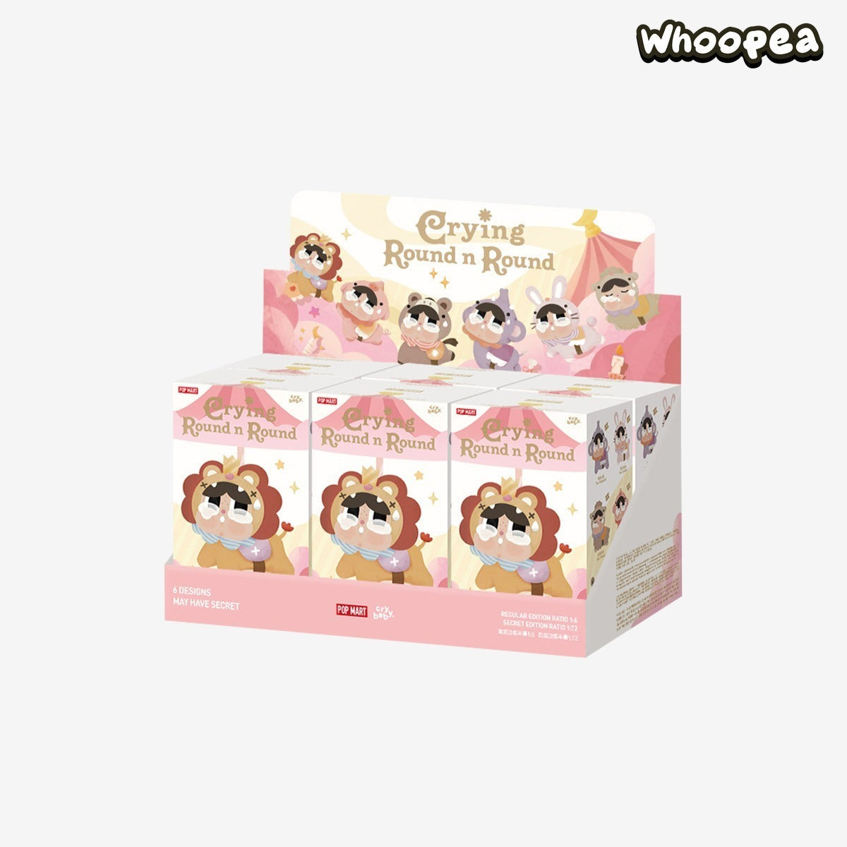 POP MART CRYBABY Crying Round n Round Series - Vinyl Plush Pendant Blind Box