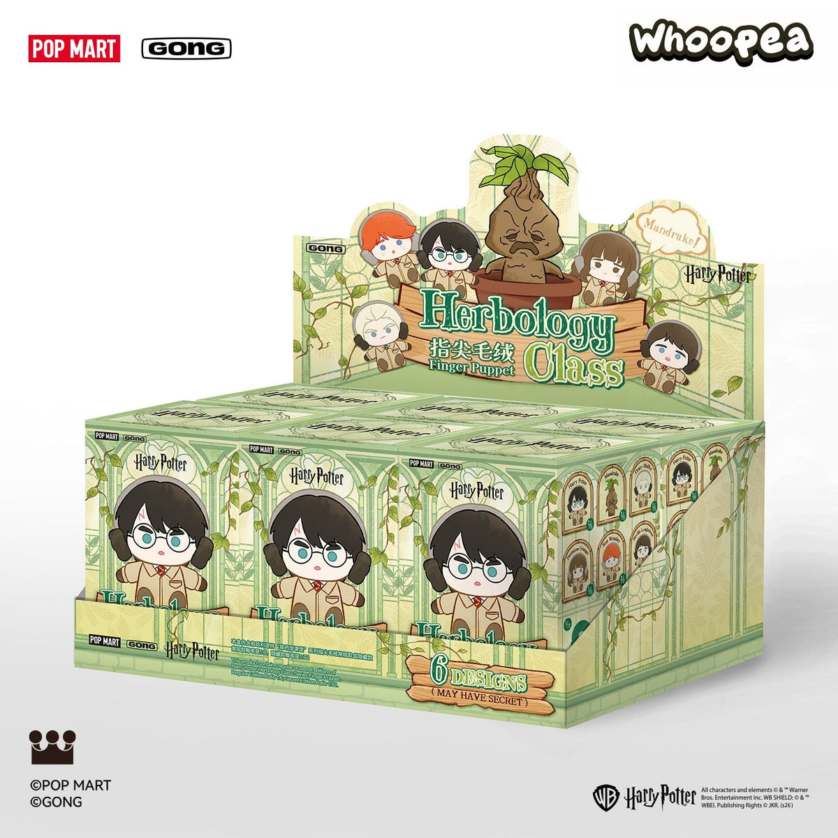 POP MART Harry Potter Herbology Class Series Fingertip Plush Blind Box