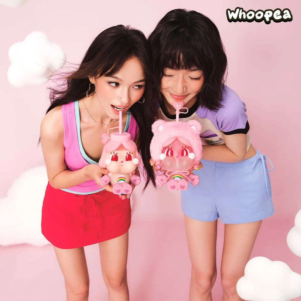 POP MART CRYBABY × Care Bears Series Glass Straw Cup