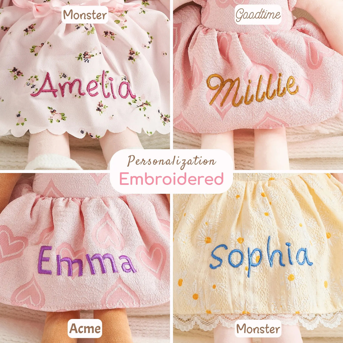 Personalized Daisy Girl - Embroidered