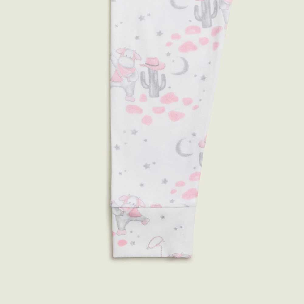 Strawberry Cow Jersey Long Pajamas Warmies