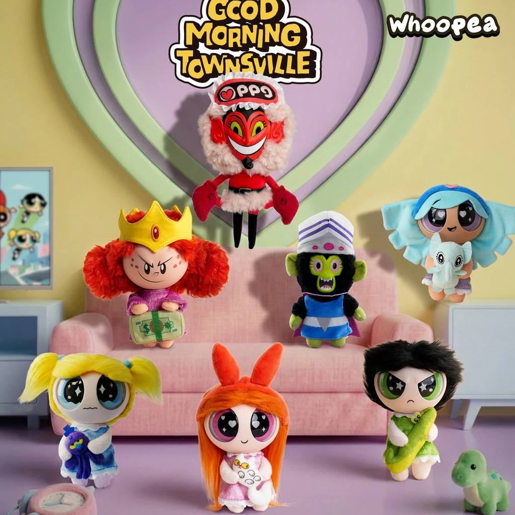 The Powerpuff Girls Good Morning Townsville Series Plush Pendant Blind Box