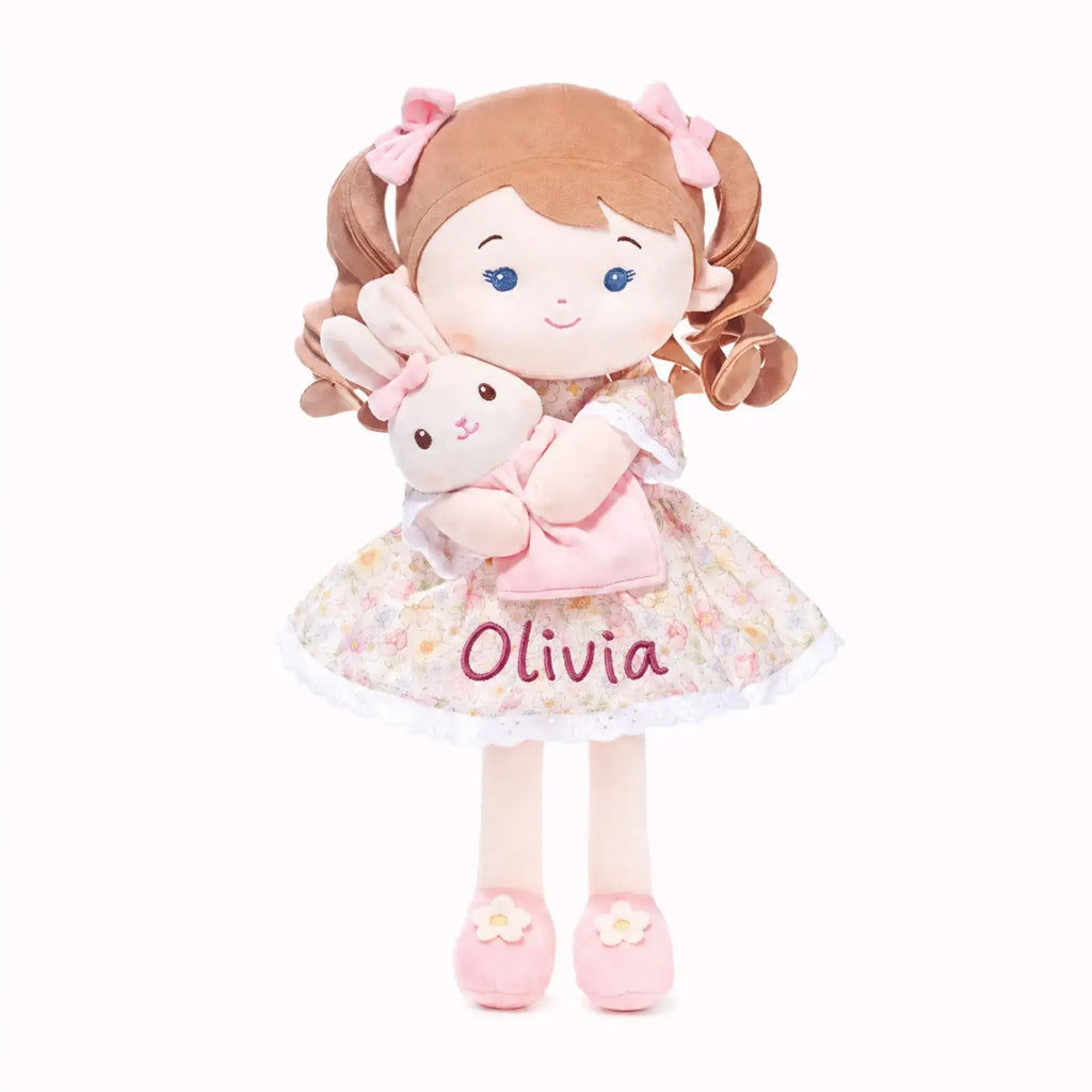 Personalized Mabel & Her Lovey - Embroidered