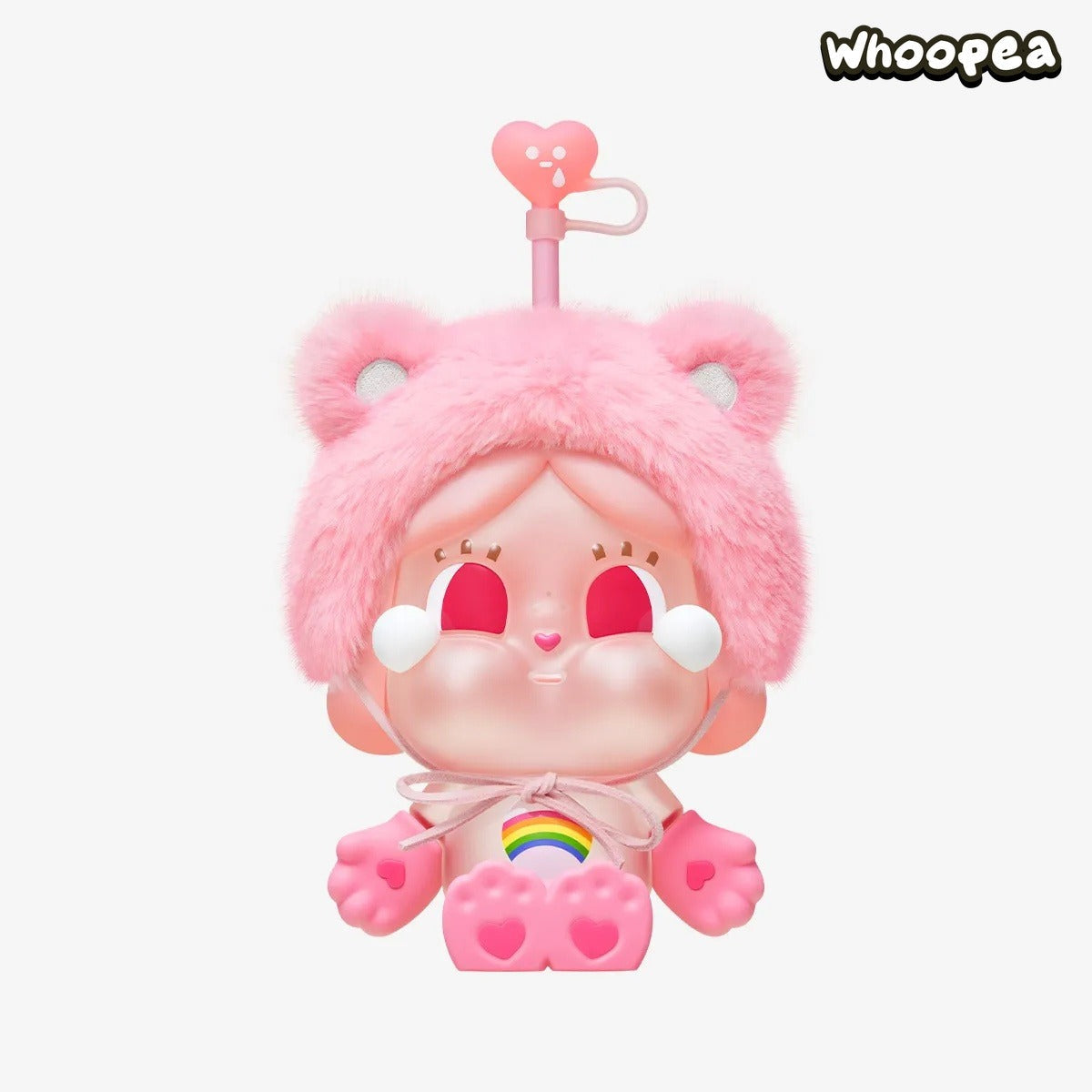 POP MART CRYBABY × Care Bears Series Glass Straw Cup