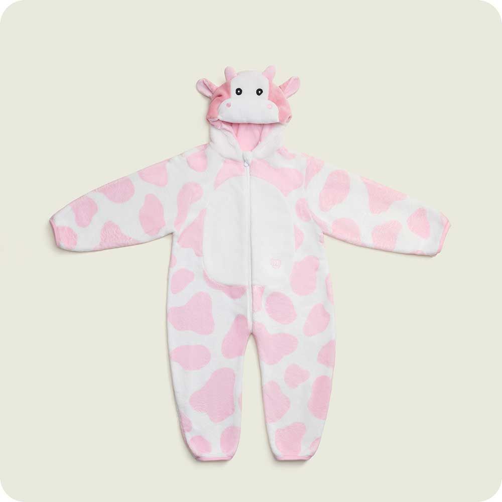 Strawberry Cow Fleece Onesie Warmies