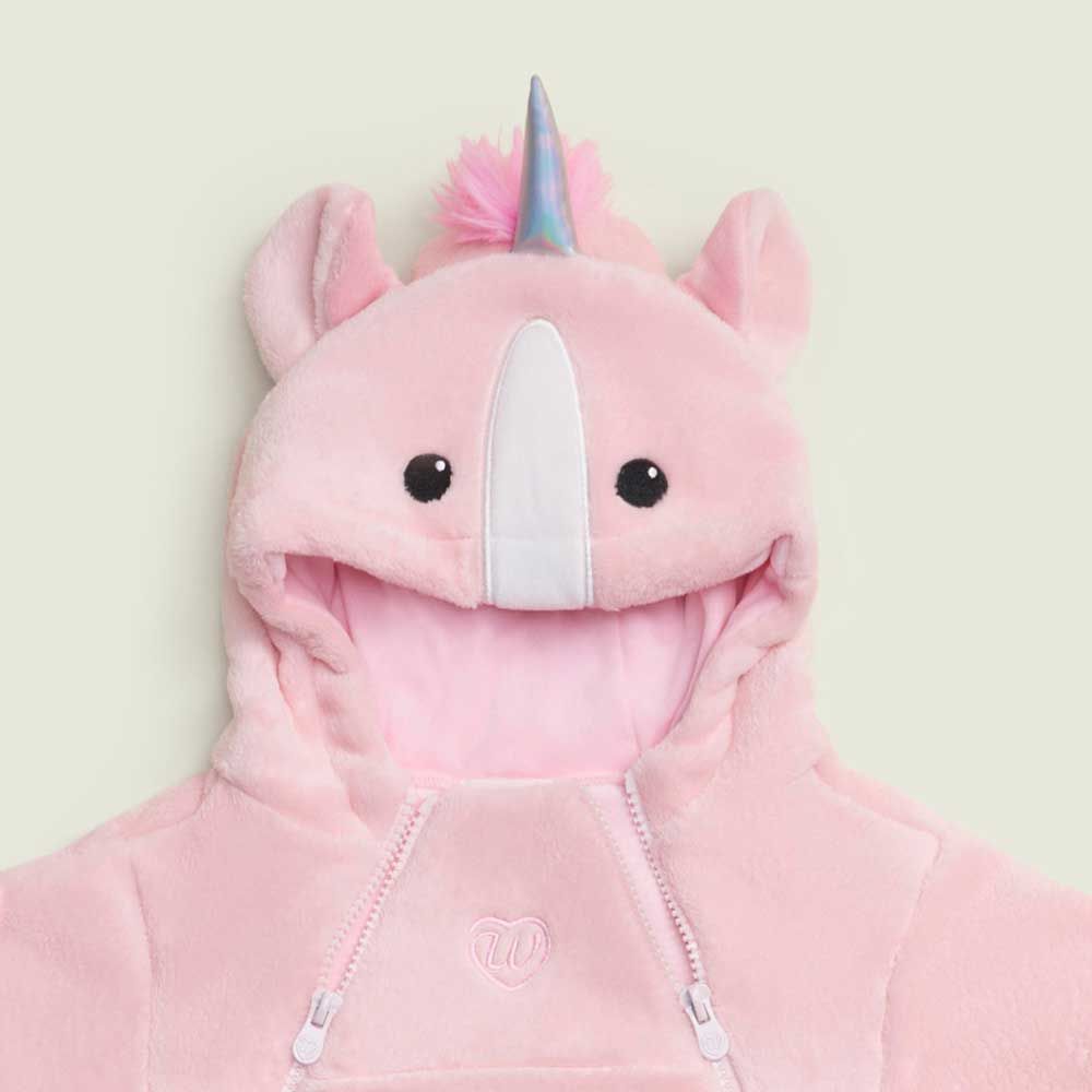 Pink Unicorn Baby Stroller Suit Warmies