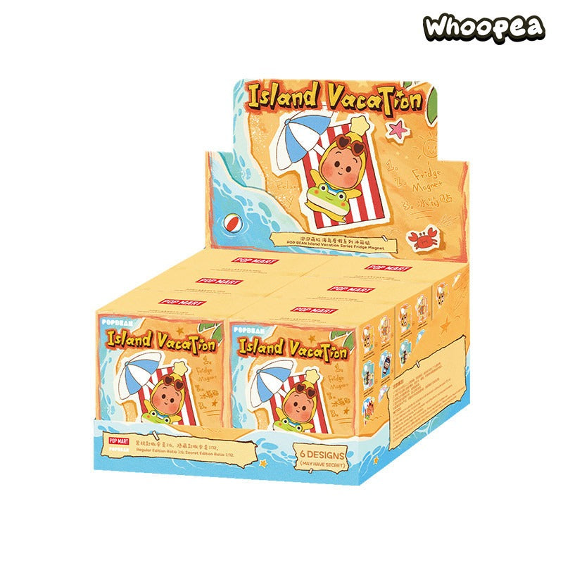 POP MART POP BEAN Island Vacation Series Refrigerator Magnet Blind Box