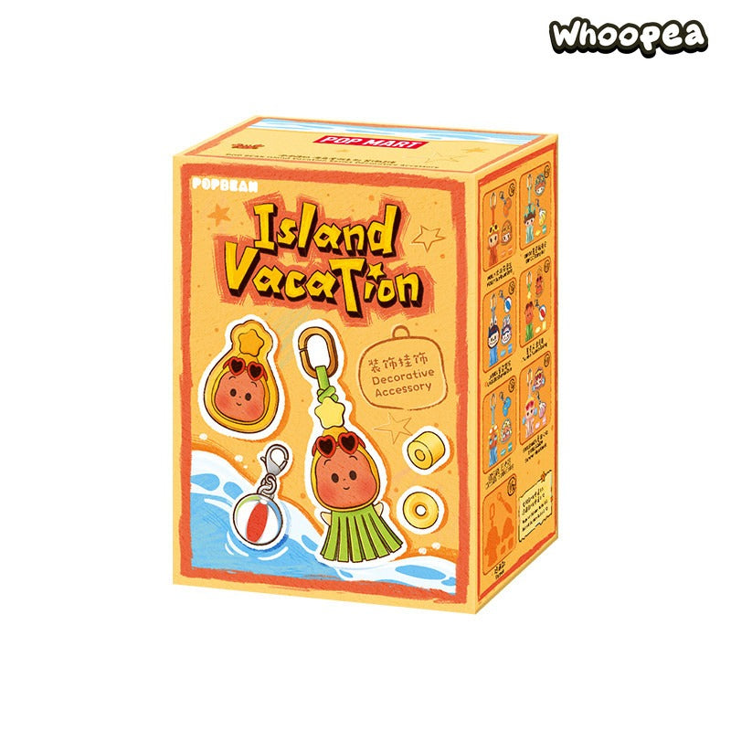 POP MART POP BEAN Island Vacation Series Decorative Charm Blind Box