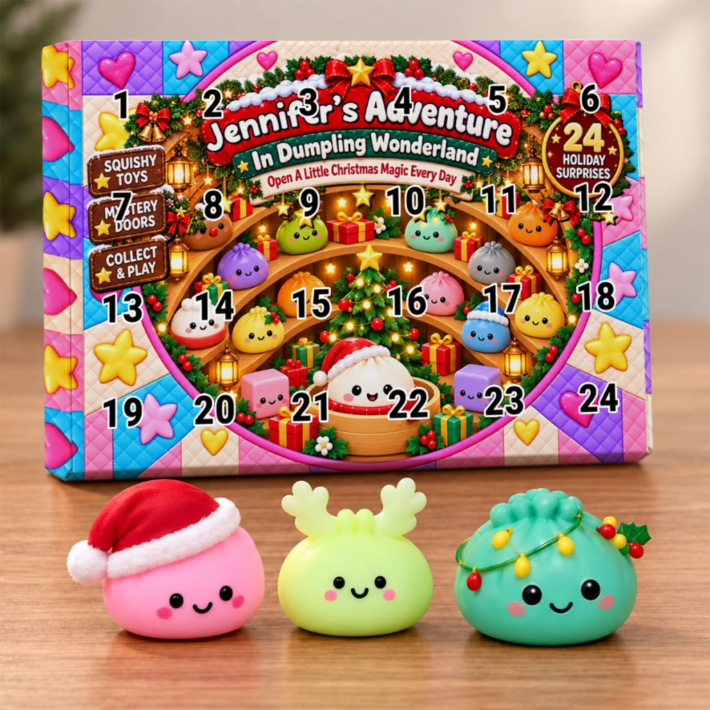 Year Of Squishy - Personalized Dumpling Advent Calendar