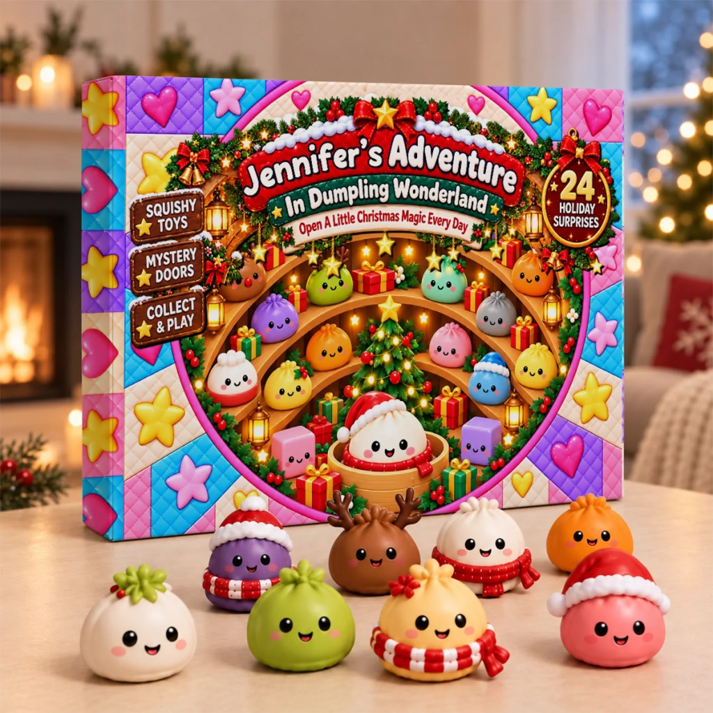 Year Of Squishy - Personalized Dumpling Advent Calendar
