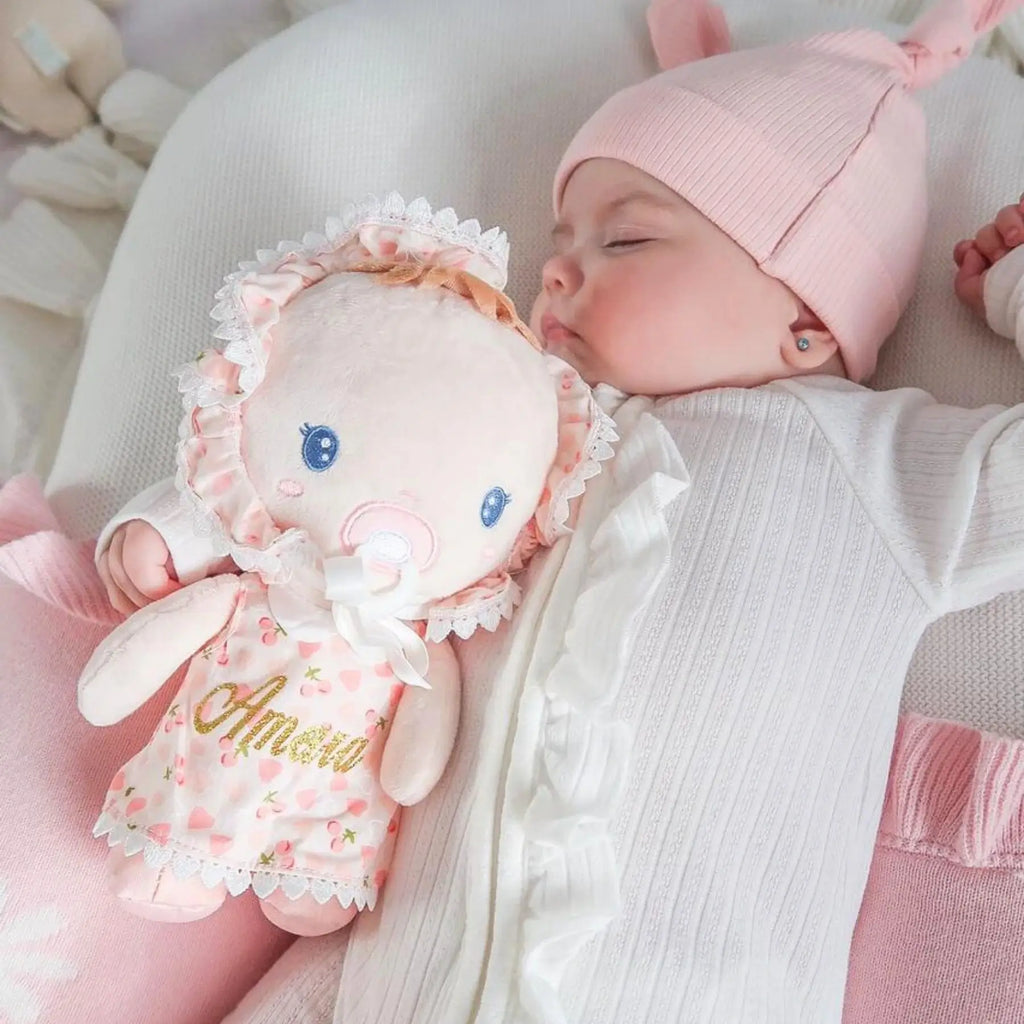 Leyadoll Soft Plush Personalized Leya Doll My First Baby Girl Doll