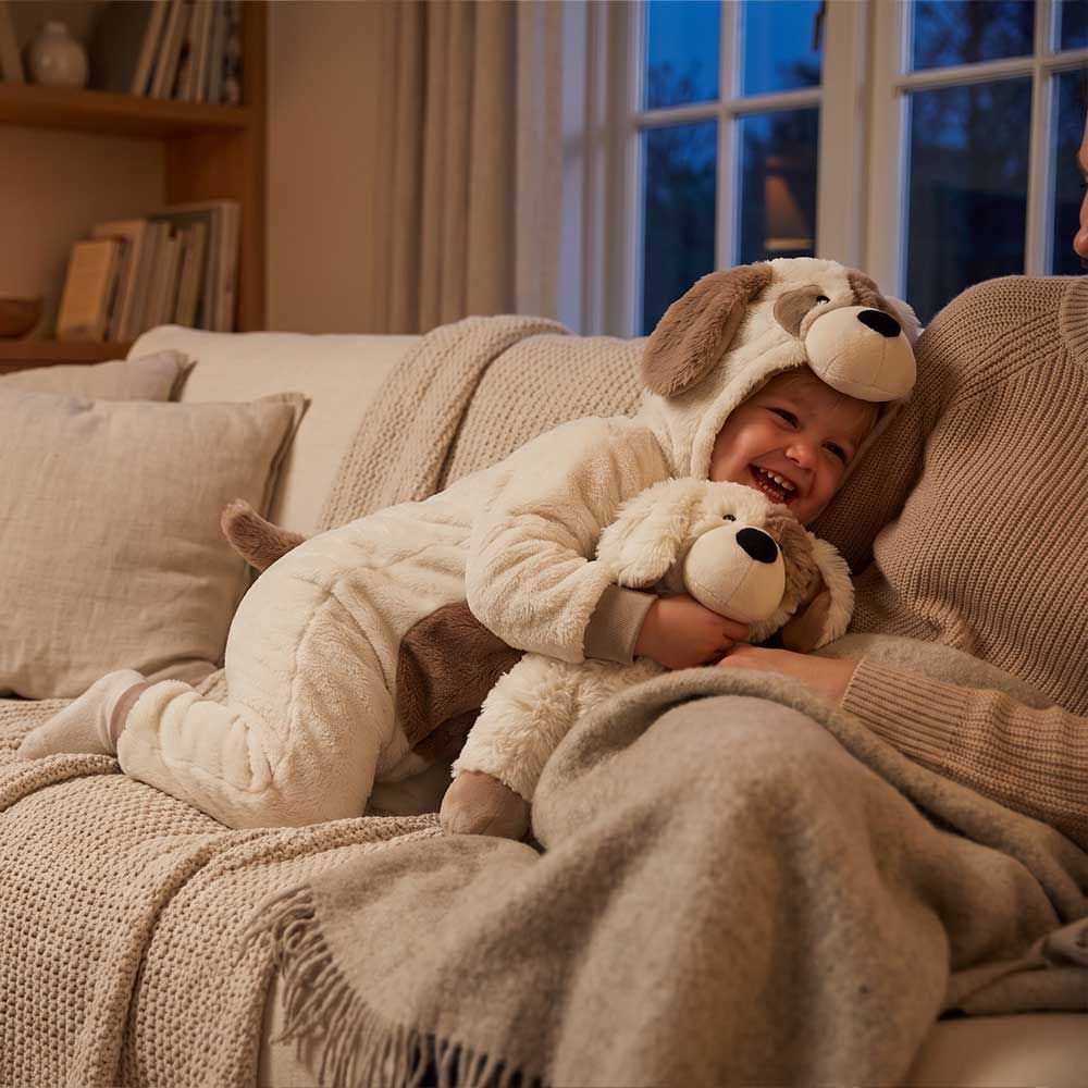 Puppy Fleece Onesie Warmies