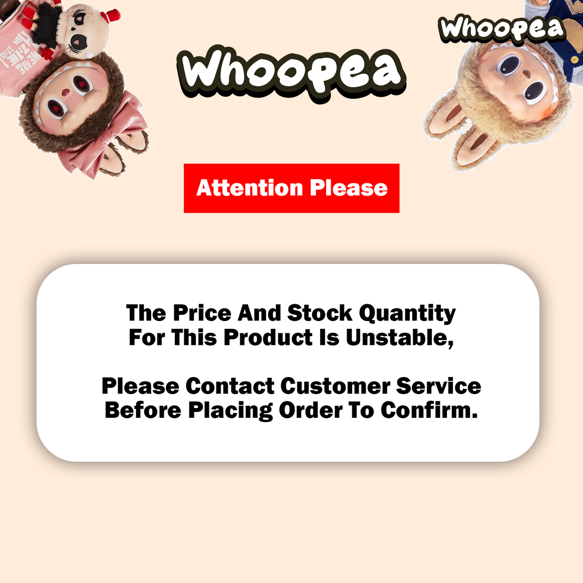 NEW! CRYBABY CHEER UP, BABY! SERIES-Plush Doll