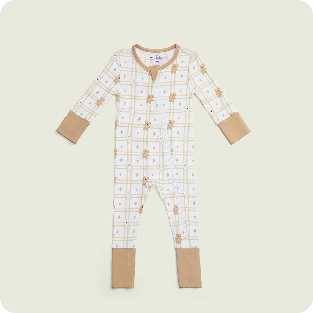 Teddy Warmies Footie Pajamas