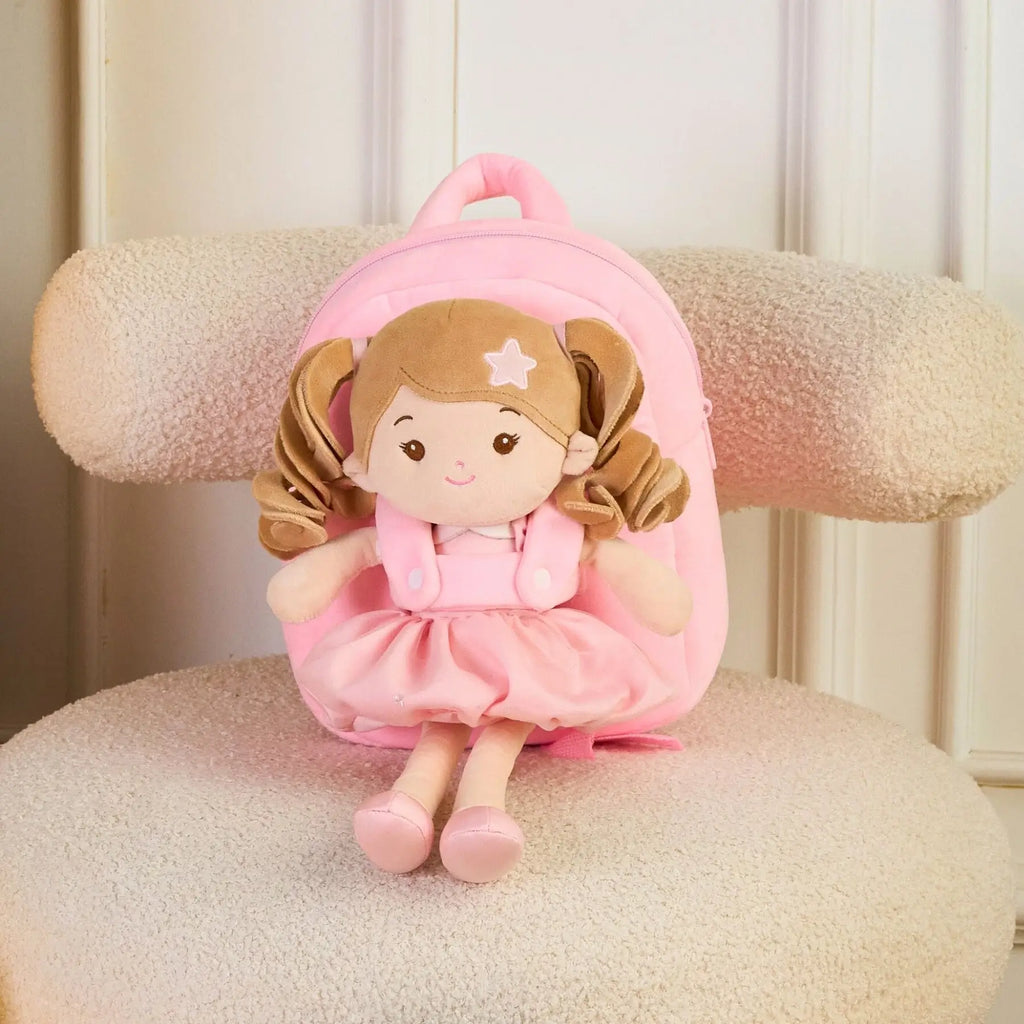 Personalized Princess Starlet Doll Backpack - Pink