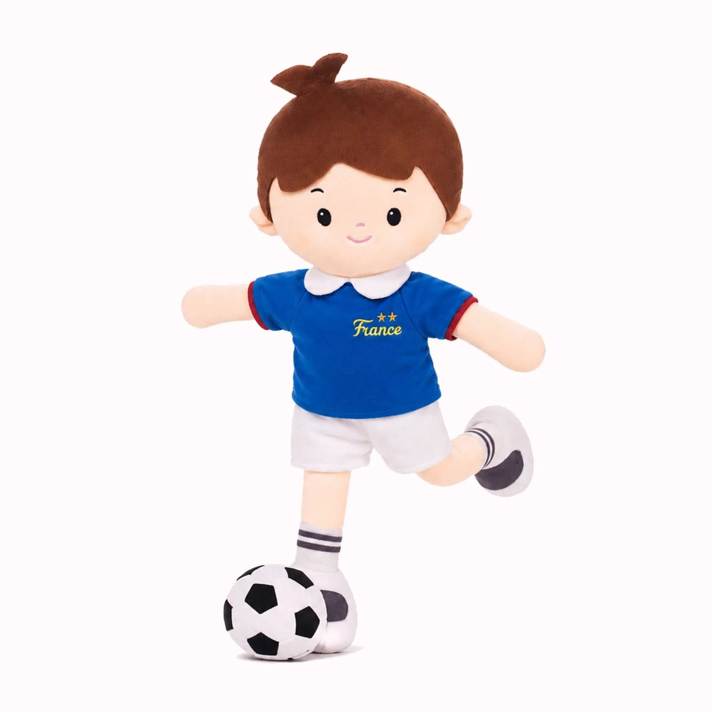 Personalized Soccer Boy - FRA (2 Skin Tones)