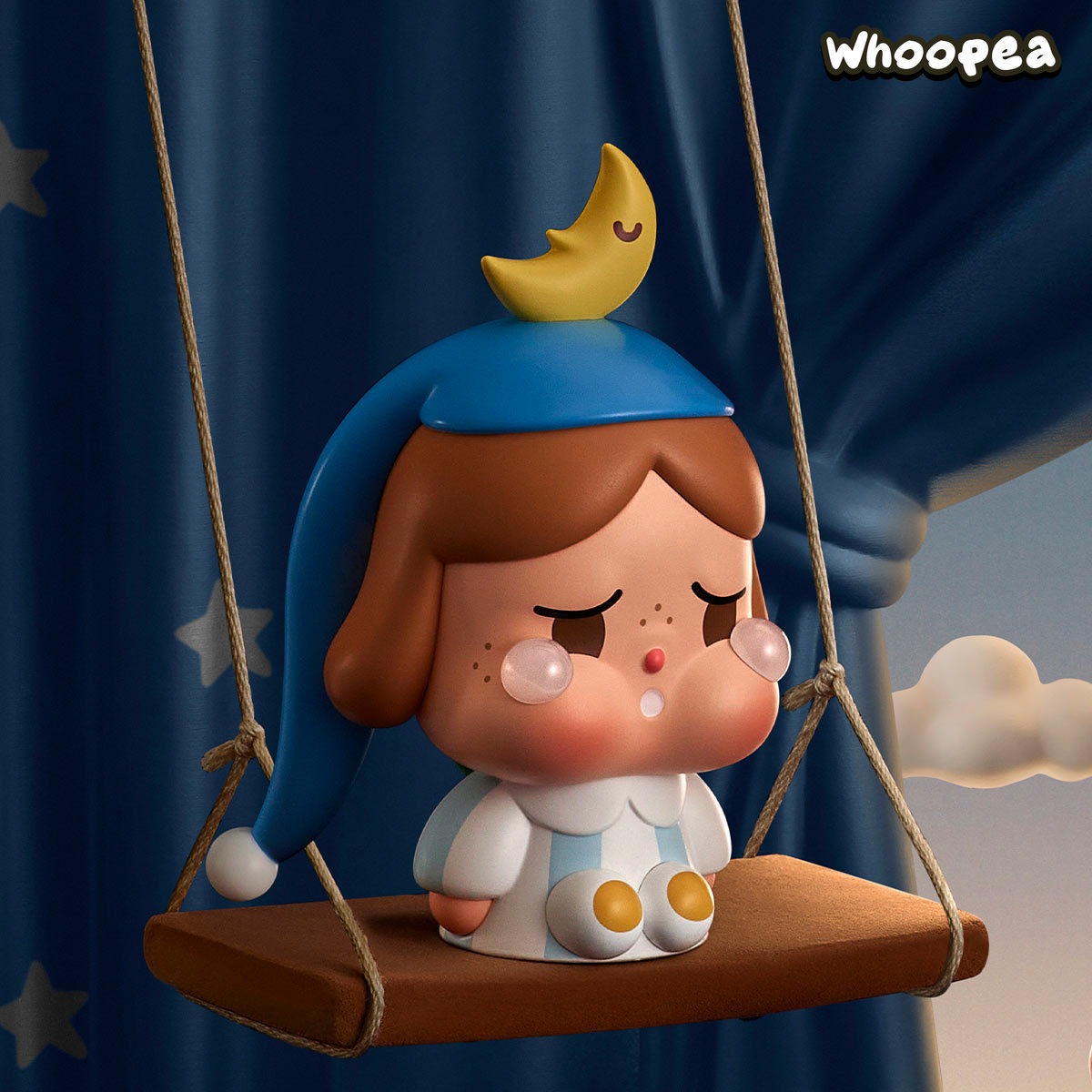 CRYBABY CRYING TO THE MOON-SITTING SERIES FIGURES BLIND BOX