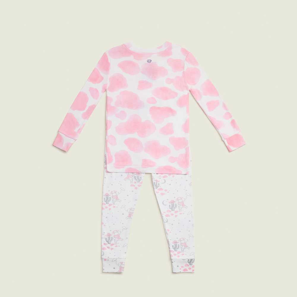 Strawberry Cow Jersey Long Pajamas Warmies
