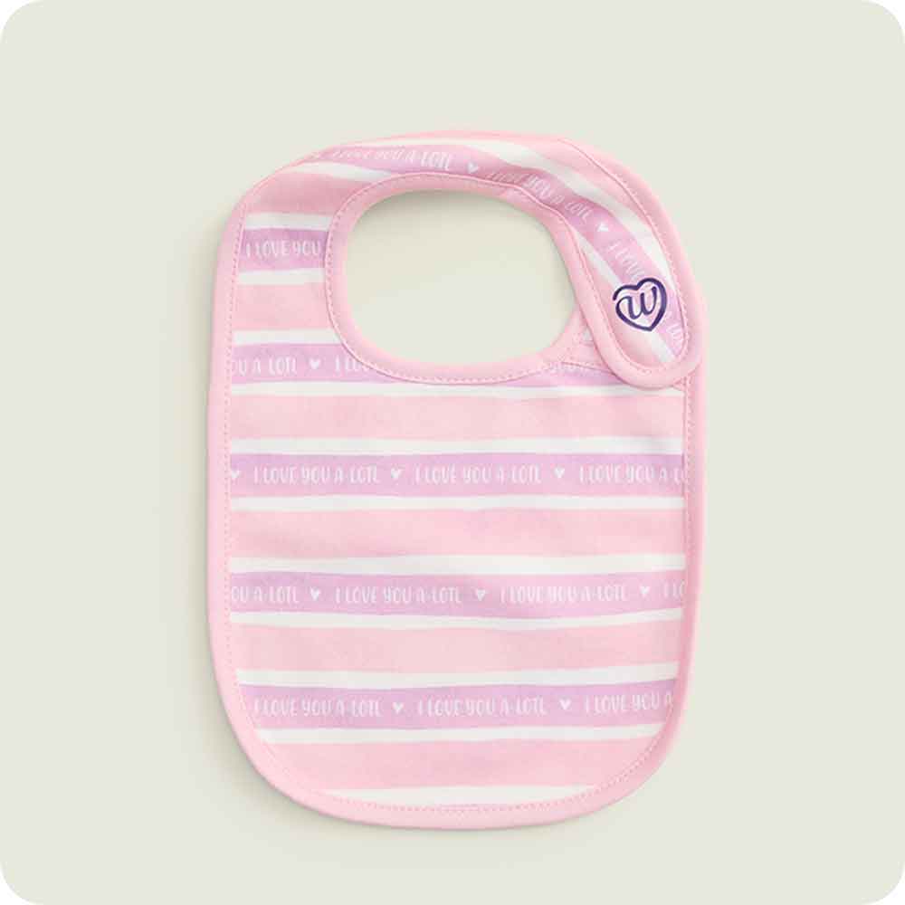 Pink Axolotl Bib Set