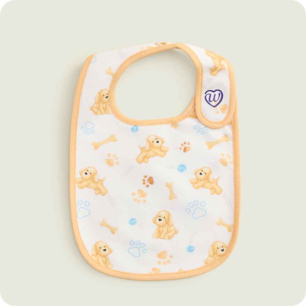 Golden Dog Bib Set