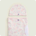 Pink Axolotl Swaddle & Beanie Gift Set
