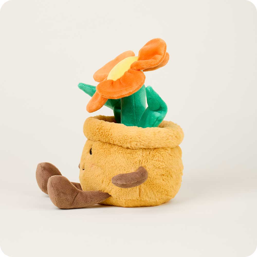 Orange Flower Pot Warmies