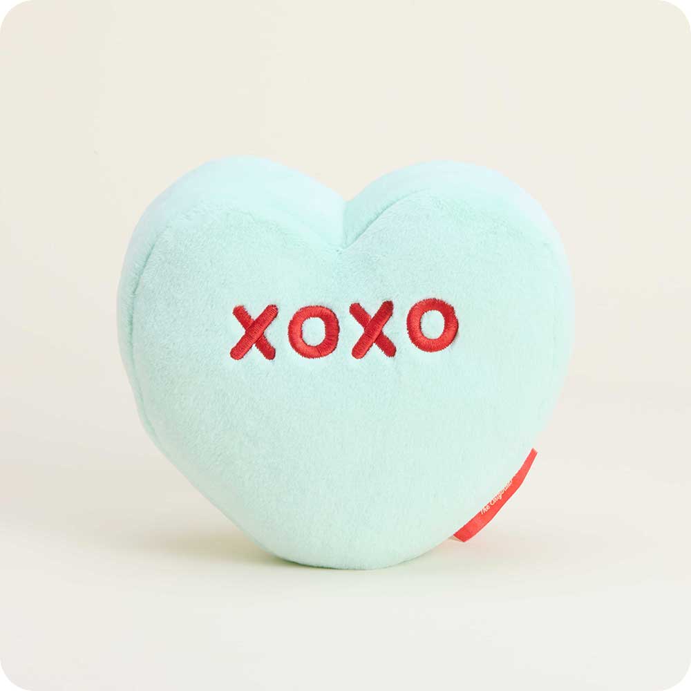 Sweethearts Green XOXO Heart Warmies