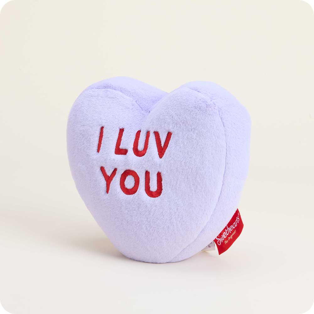Sweethearts Purple I Luv You Heart Warmies