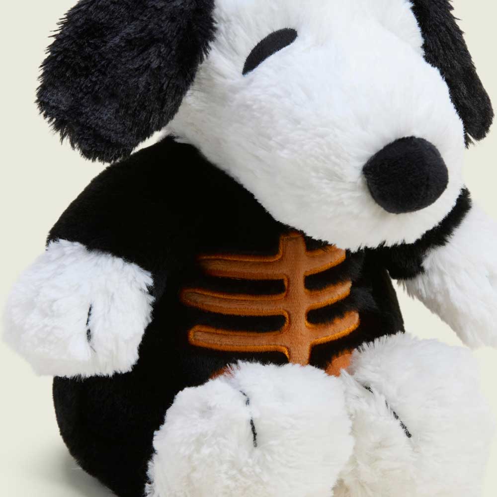 Orange Skeleton Snoopy Warmies