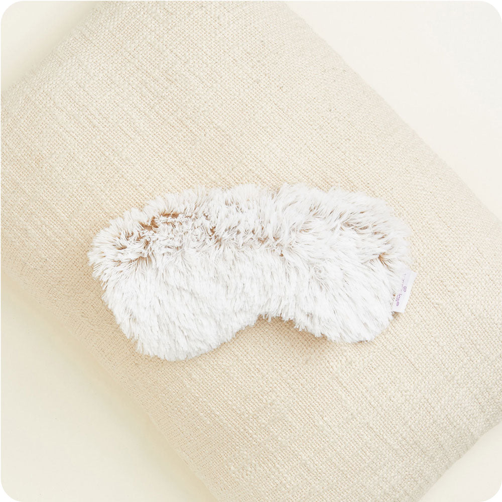 Marshmallow Brown Eye Mask Warmies
