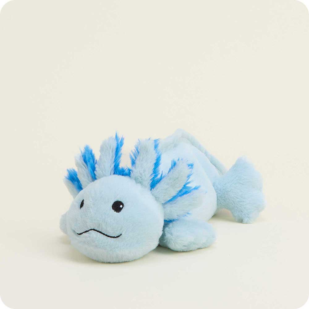 Blue Axolotl Warmies Junior
