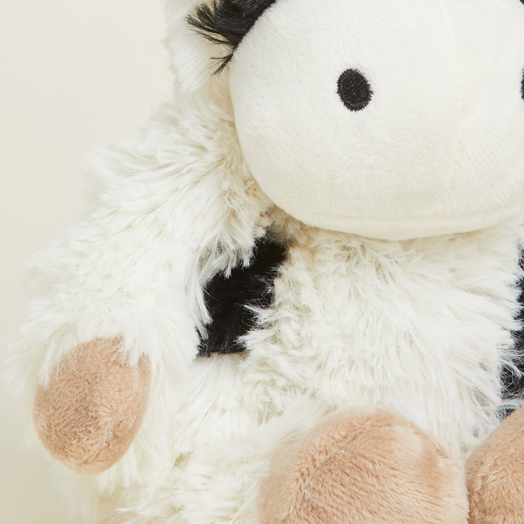 Black and White Cow Warmies Junior