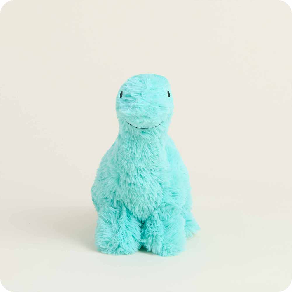 Teal Long Neck Dinosaur Warmies Junior