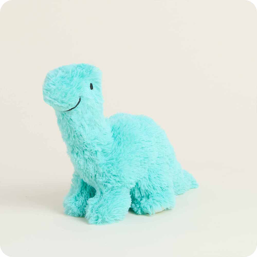 Teal Long Neck Dinosaur Warmies Junior
