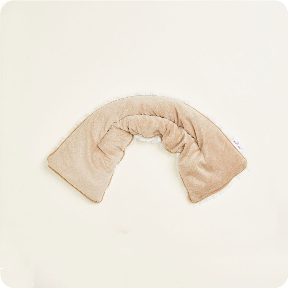 Marshmallow Brown Neck Wrap Warmies
