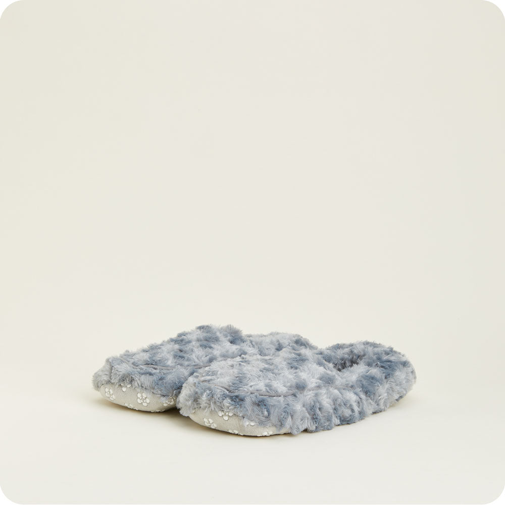 Curly Gray Slippers Warmies®
