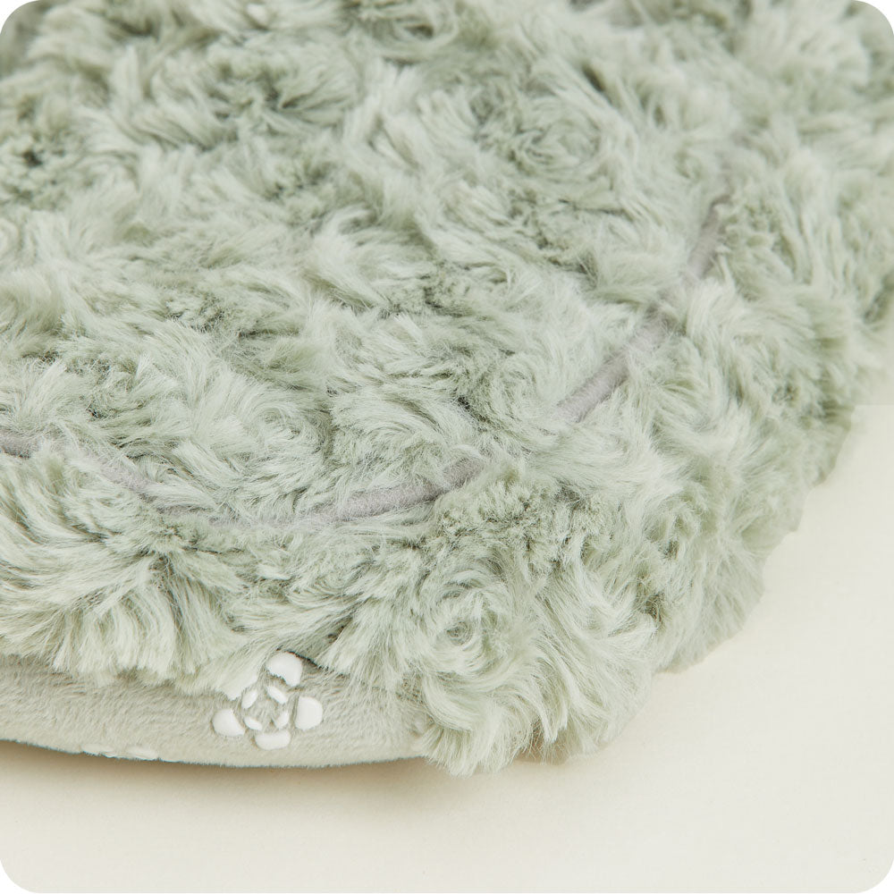 Curly Sage Green Slippers Warmies®