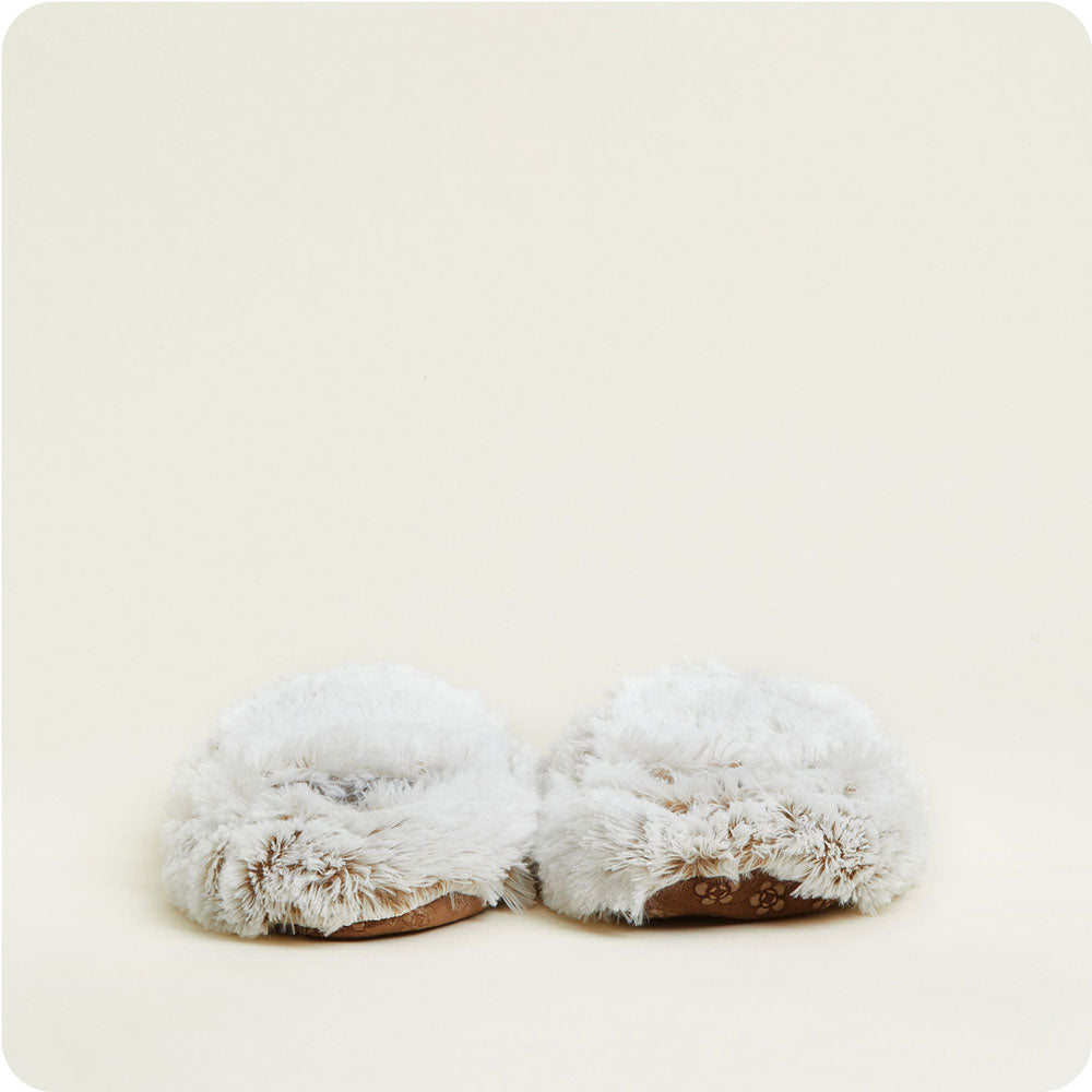 XL Marshmallow Brown Slippers Warmies