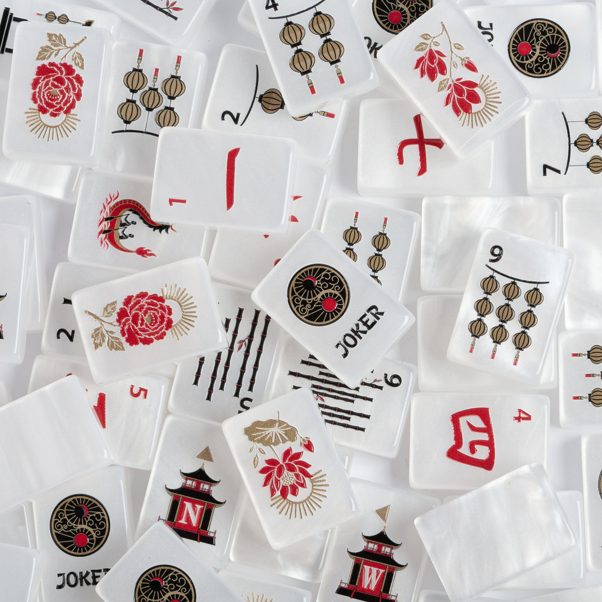 Golden Pearl Collection American Mahjong Tile Set (160pc)