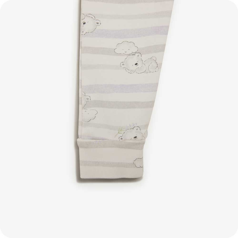 Marshmallow Bear 100% Cotton Long Pajamas