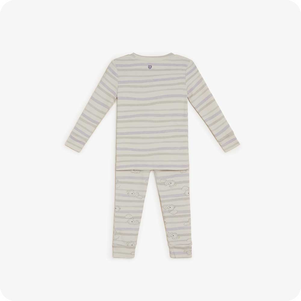 Marshmallow Bear 100% Cotton Long Pajamas