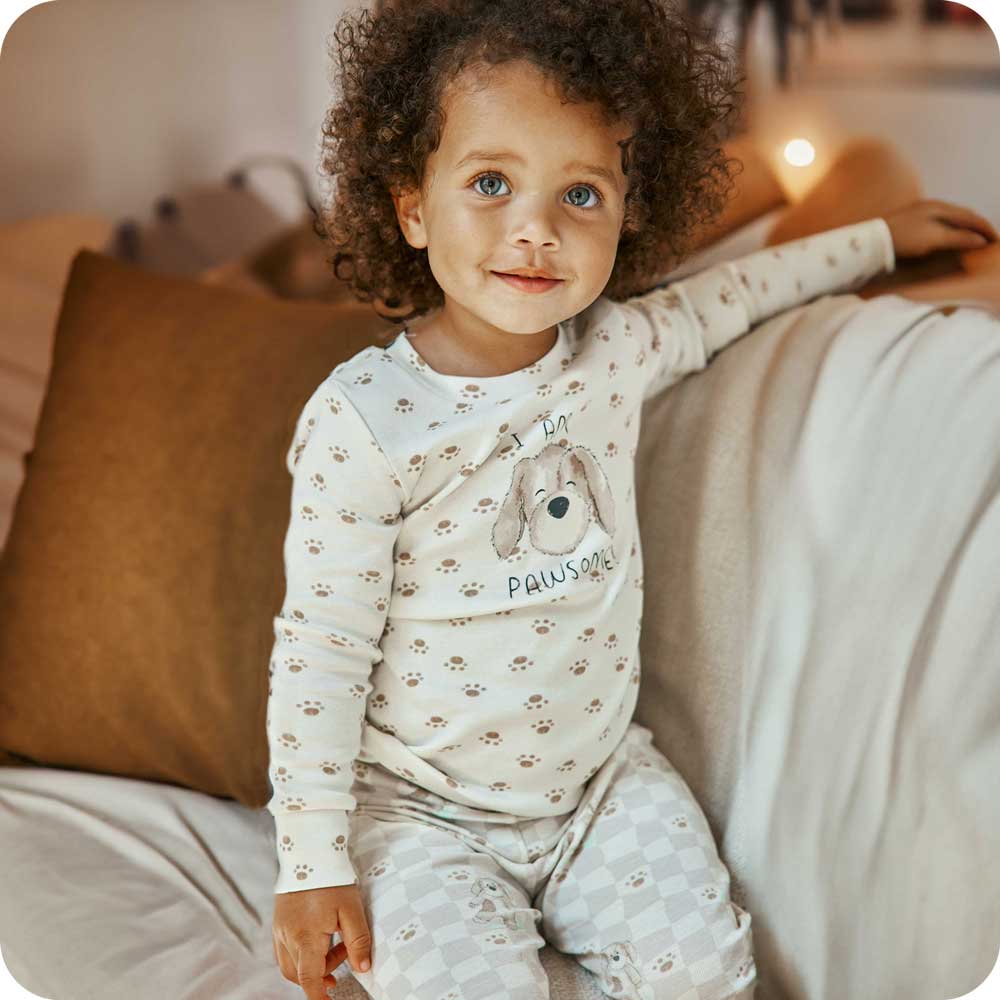Puppy 100% Cotton Long Pajamas