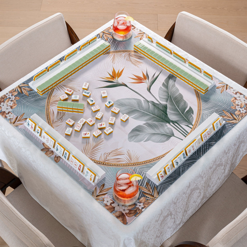 Sage Green Vintage Paradise Collection American Mahjong Tile Set (160pc)