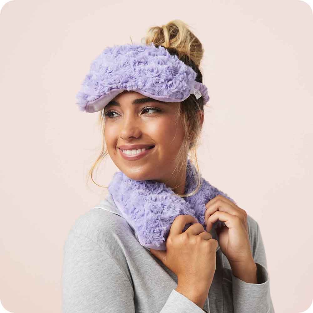 Curly Purple Eye Mask Warmies