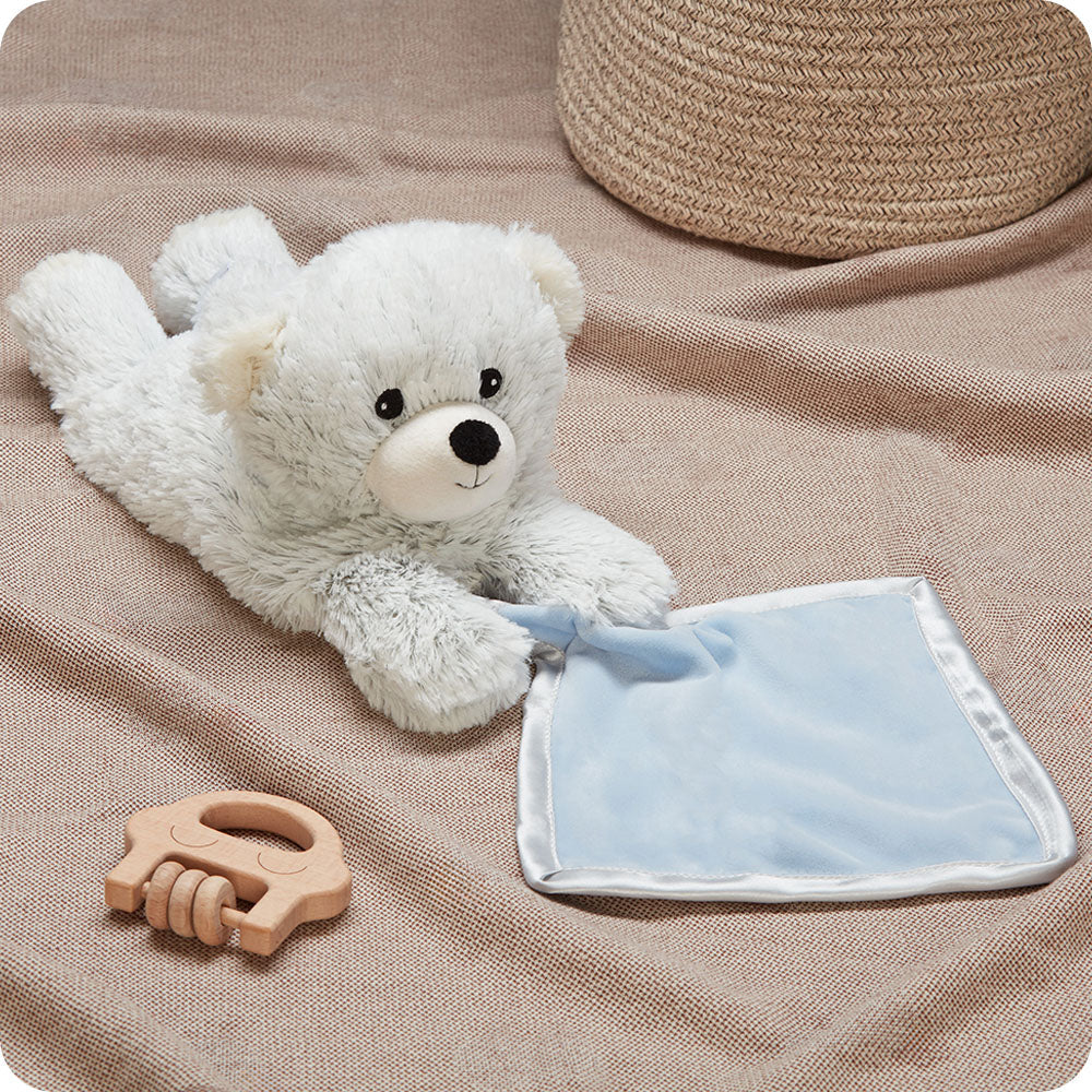 Marshmallow Bear Security Blanket Warmies
