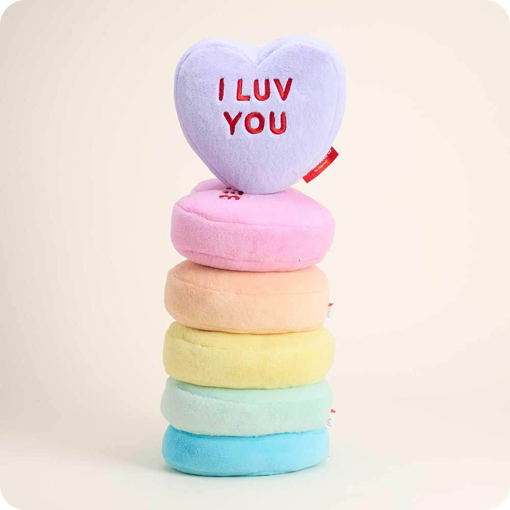 Sweethearts Green XOXO Heart Warmies